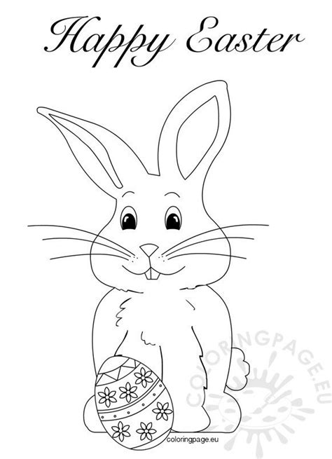 easter bunny coloring pages book coloring page