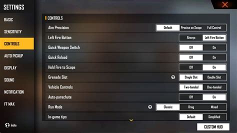 Best Free Fire Sensitivity Settings For Headshots And Fast Movements In