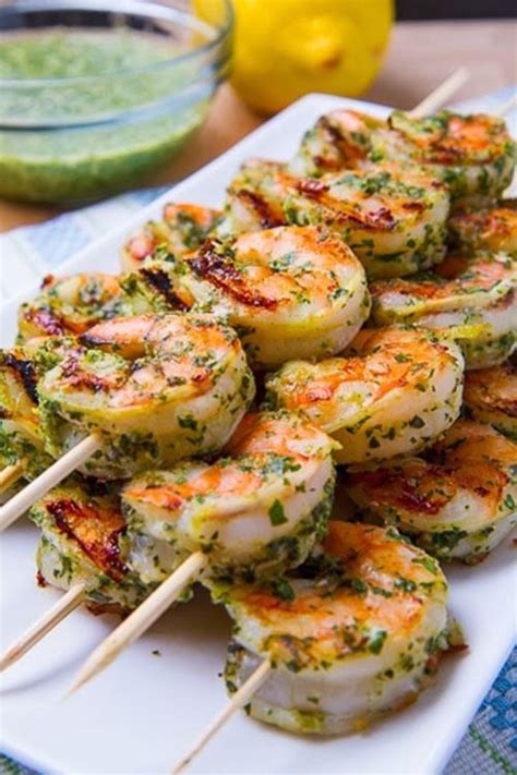 Grilled Pesto Shrimp Skewers Serve These At Your Next Backyard BBQ Or