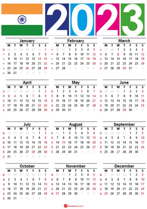 Download Free 2022 Calendar India With Indian Holidays Calendarena