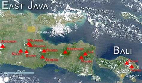 Volcanoes Of East Java Indonesia Information Volcanodiscovery