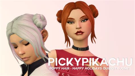My Sims 4 Blog Tea Room And Poppy Hair By Pickypikachu