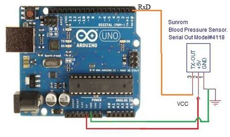 Blood Pressure Sensor Interfacing Arduino Code And Block Schematic