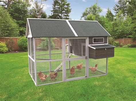 Innovation Pet Extra Large Green Walk In Coop Up To 15 Chickens Walk