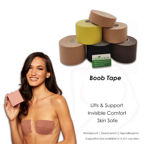Boob Tape Nude Diy Lift Boob Job Pushup Breast Body Bra Foot Waterproof Tape Cover China Boob