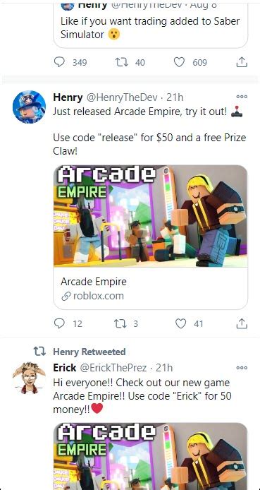 After redeeming the codes you can get there are may 2, 2021. NEW Roblox Arcade Empire All Redeem Codes - Mar 2021 ...