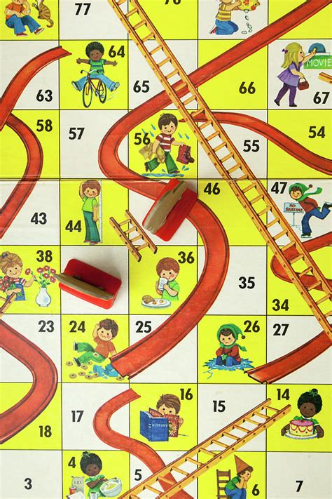 1980s Board Games Chutes And Ladders Photograph By Erin Cadigan Pixels