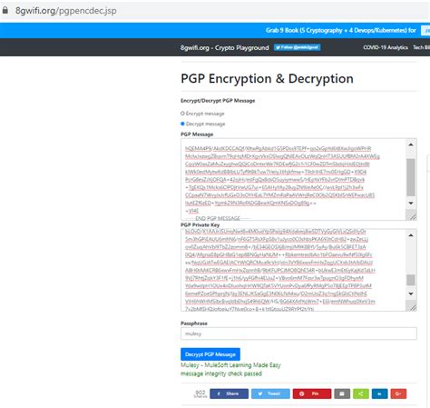 Subkey In Pgp Encryption Mulesoft Cryto Connector