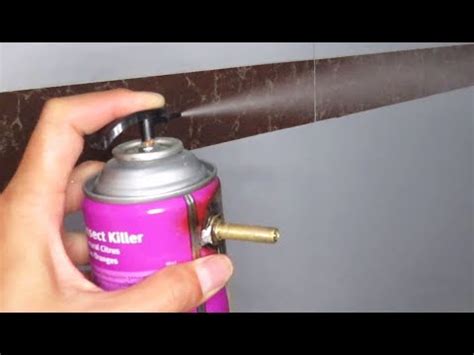 Stainless steel wool was loosely packed inside then the ends were welded. DIY Compressed air can , Amazing water spray from mosquito killer can - YouTube