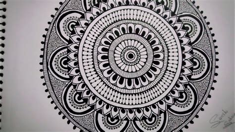 How To Draw Mandala Art For Beginners Step By Step Scenery Mandala Art