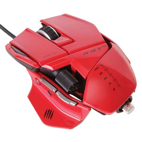 Mad Catz Rat 5 Gaming Mouse Rojo