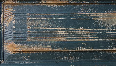 Old Wood Texture Blue Paint Effect Door Surface Stock