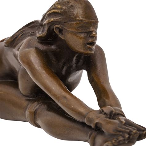 Bronzeskulptur Frau Erotik Kunst Im Antik Stil Bronze Figur Statue Cm