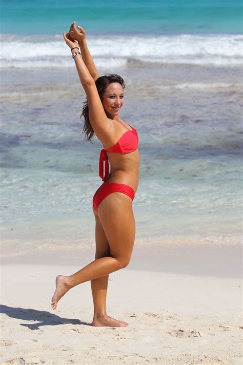 99bikini Cheryl Burke Hot Photos In Red Bandeau Top Bikini