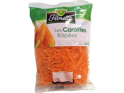 Florette Les Carottes Rapees 250g Tous Les Produits Légumes Prêts à L