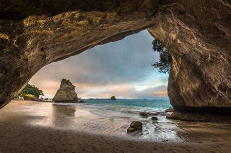 Wallpaper Cave Beach Cave In Malibu California 5k Retina Ultra Hd