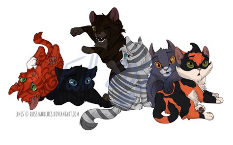 The Journey Cats As Kits Base By Russianblues On Da Rwarriorcats