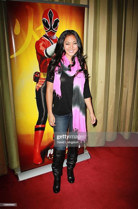 Actress Erika Fong Attends Nickelodeons Power Rangers Samurai