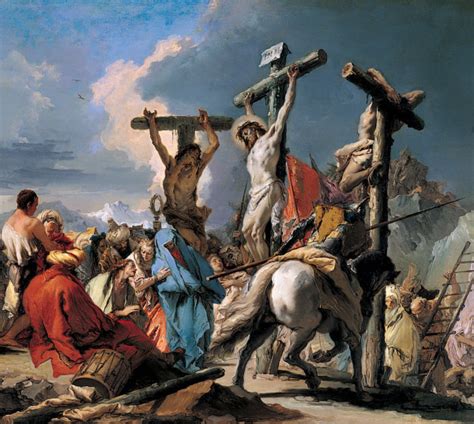 Filegiambattista Tiepolo The Crucifixion