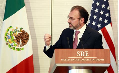 Secretario De Relaciones Exteriores De México Luis Videgaray Se Reunirá