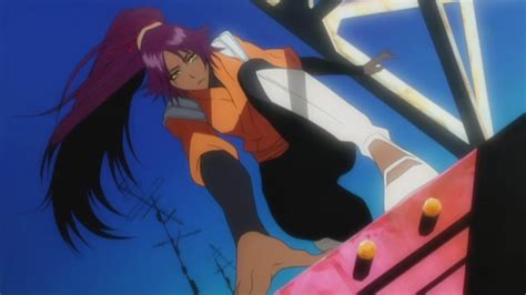 Hot Pictures Of Yoruichi Shihouin From The Bleach Anime Which Are