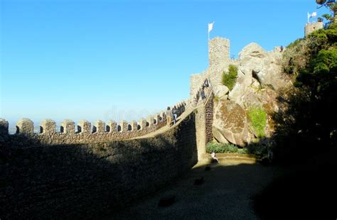 Portugal Sintra Castillo De Los Moros Castelo Dos Mouros El Patio De