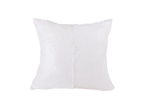 Sublimation Flip Sequin Pillow Cover White W White Jtrans Heat