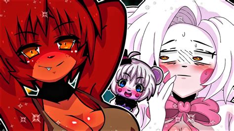 The Fnaf Anime Girls Introduce Foxy And Mangle Fnia Expanded Night 2