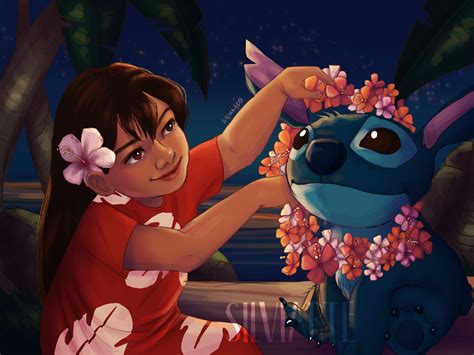You are about to complete the instructions of the free online tutorial how to draw lilo and stitch. Lilo and Stitch fanart #1 by Silviarte by silviarts on ...