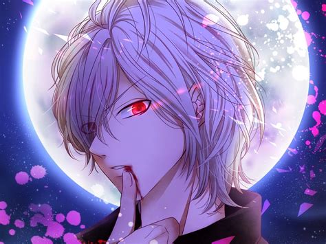 Black hair and purple eyes anime boy. View image: vampiro | Fondo de anime, Anime masculino ...