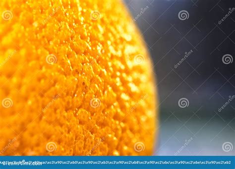 Orange Skin Macro Texture Color Close Up Yellow Stock Image Image Of