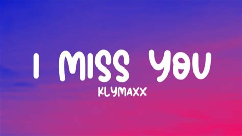Klymaxx I Miss You Lyrics Youtube