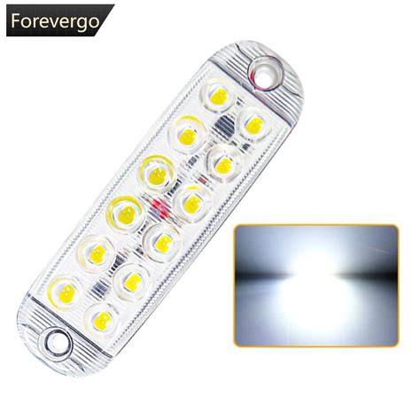 Forevergo 12led 12 80v Car Truck Strobe Trailer Clearance Flash Lamp