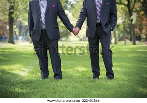 Image Two Men Holding Hands Gay Stock Photo Edit Now 222401866
