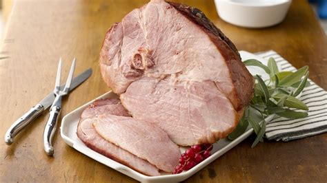 Sweet And Spicy Glazed Ham Foodflag