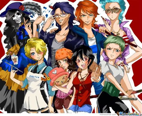 Strawhat Pirates Gender Bender D One Piece Manga One Piece Images