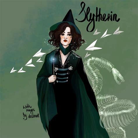 Female Slytherin Harry Potter Art Slytherin Harry Potter Slytherin