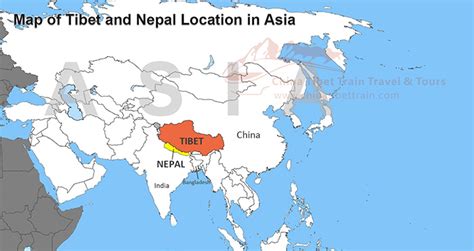 It's time to restart your travel plans now. Tibet and Nepal Travel Maps: Where is Tibet and Nepal and ...