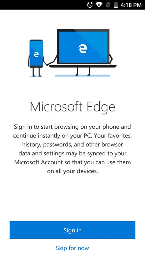 Microsoft Edge Browser Now Available For Ios And Android