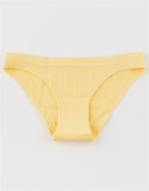 Full Tilt Seamless Bikini Yellow Panties Yellow Tillys