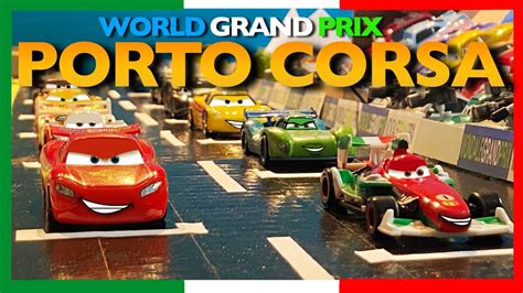 Cars 2 The World Grand Prix Porto Corsa 🇮🇹 Full Stop Motion Race