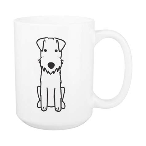 Lakeland Terrier Dog Cartoon Coffee Mug Lakeland Terrier