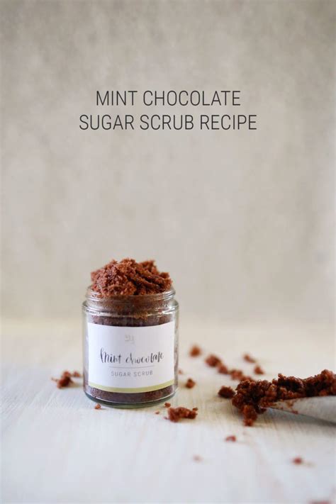 Diy Mint Chocolate Sugar Scrub Recipe Free Printable