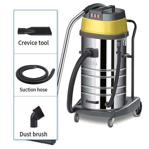 80l 3000w Stainless Steel Wet Dry Industrial Vacuum Cleaner China