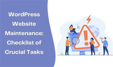 Wordpress Website Maintenance Checklist Of Crucial Tasks