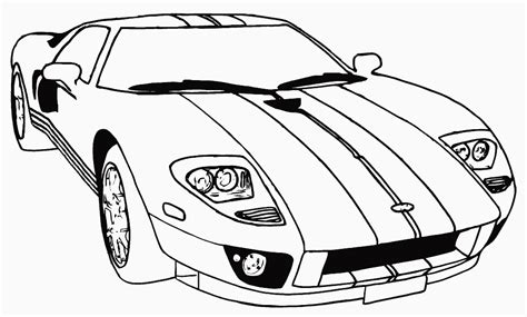 Dibujos de autos de carrera para colorear Colorear imágenes