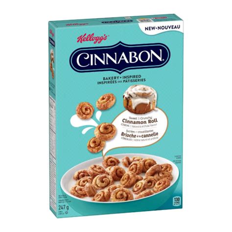 Kelloggs Cinnabon Cinnamon Roll Cereal 247g Sweetiz