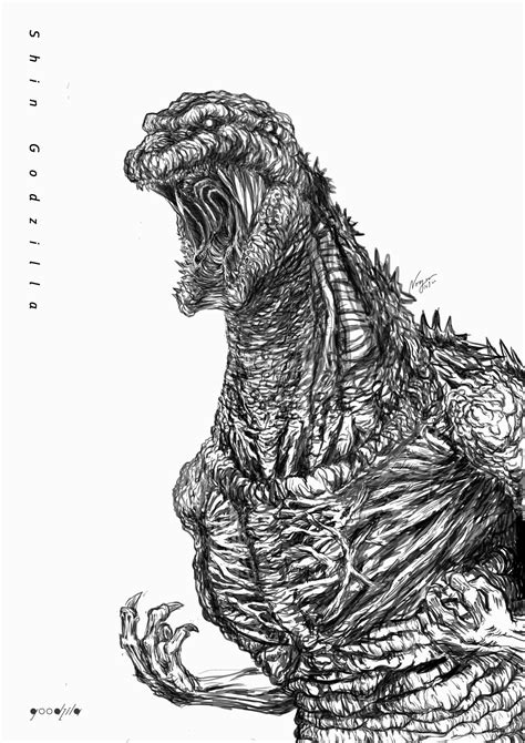 Shin Godzilla Dibujo