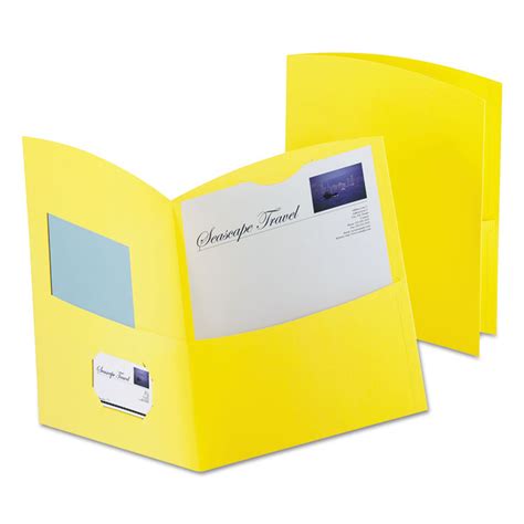 Contour Two Pocket Recycled Paper Folder By Oxford Oxf5062570