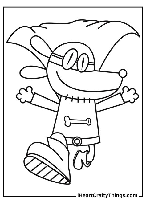 Dog Man Coloring Pages (Updated 2021)
